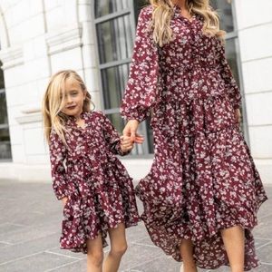 Ivy City Co. Lisbeth XXL maroon dress
